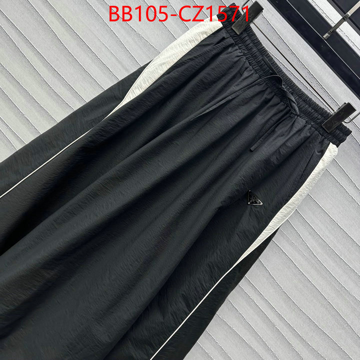 Clothing-Prada we provide top cheap aaaaa ID: CZ1571 $: 105USD