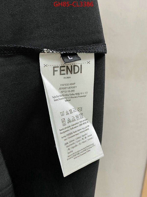 Clothing-Fendi designer wholesale replica ID: CL3386 $: 85USD