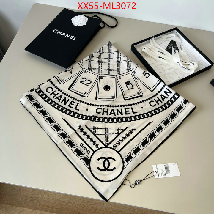 Scarf-Chanel replica for cheap ID: ML3072 $: 55USD