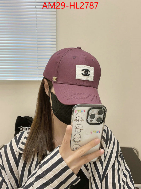 Cap (Hat)-Chanel luxury 7 star replica ID: HL2786 $: 29USD