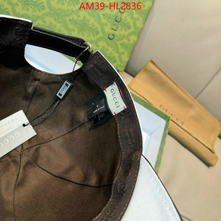 Cap(Hat)-Gucci replica aaaaa designer ID: HL2836 $: 39USD