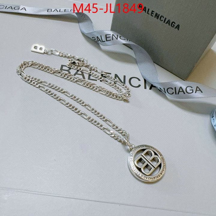 Jewelry-Balenciaga how to find replica shop ID: JL1849 $: 45USD