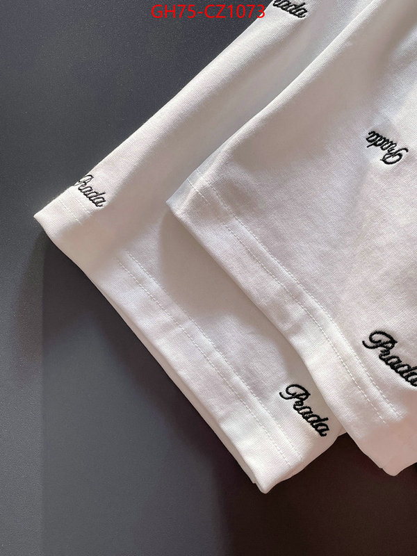 Clothing-Prada what's the best place to buy replica ID: CZ1073 $: 75USD