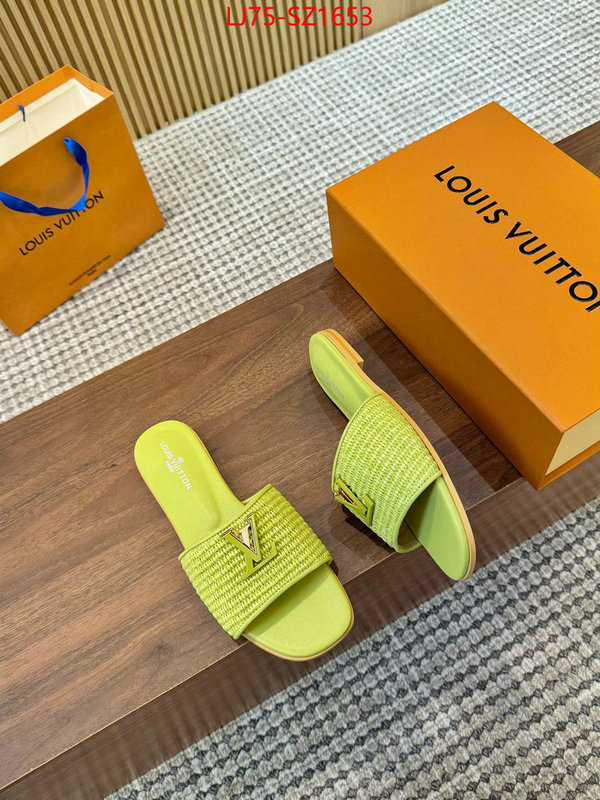 Women Shoes-LV the quality replica ID: SZ1653 $: 75USD