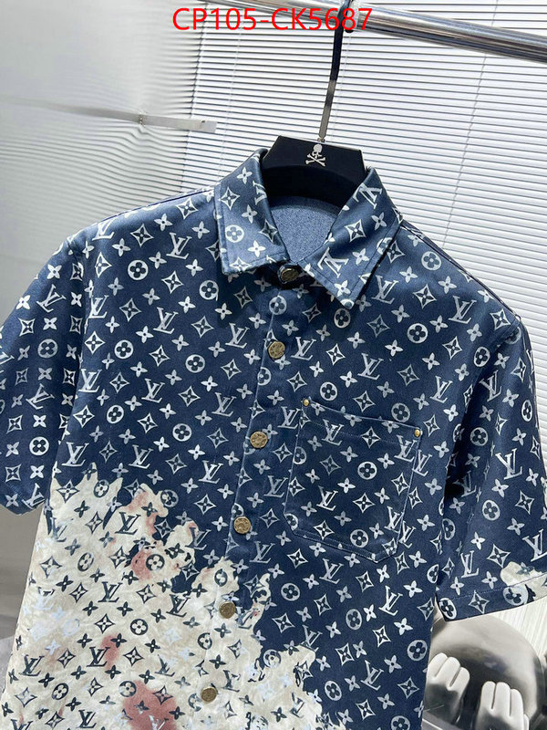 Clothing-LV aaaaa+ quality replica ID: CK5687 $: 105USD