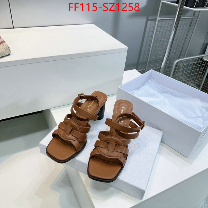 Women Shoes-Dior wholesale 2024 replica ID: SZ1258 $: 115USD