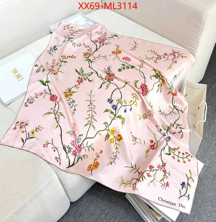 Scarf-Dior 2024 aaaaa replica customize ID: ML3114 $: 69USD