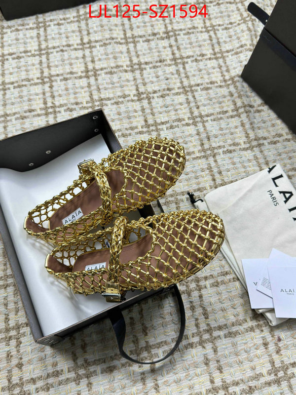 Women Shoes-ALAIA luxury fake ID: SZ1594 $: 125USD
