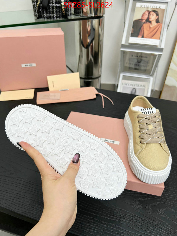 Women Shoes-Miu Miu designer 1:1 replica ID: SL2624 $: 85USD