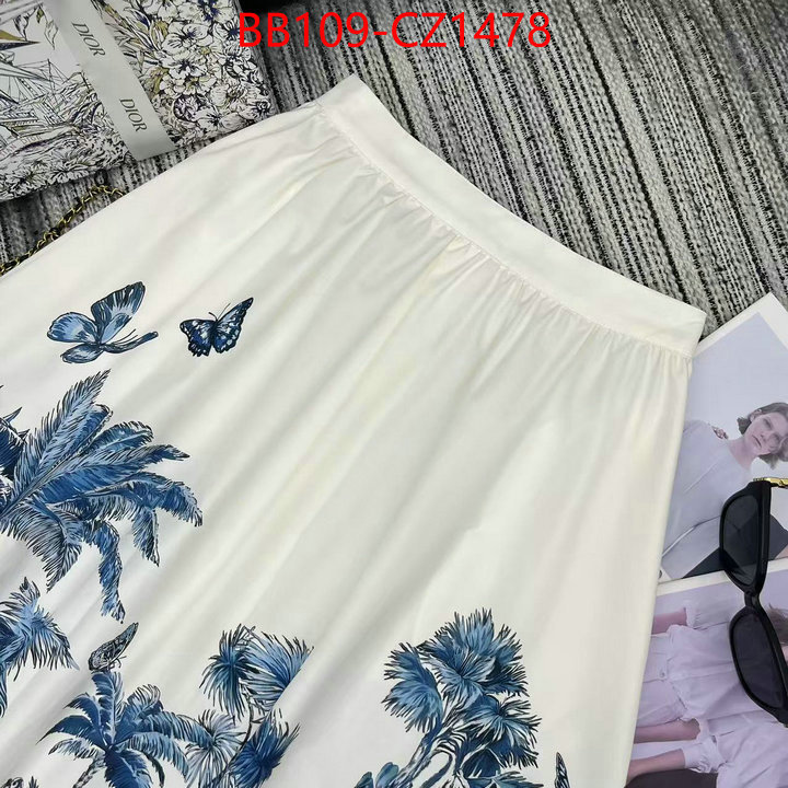 Clothing-Dior replica aaaaa designer ID: CZ1478 $: 109USD