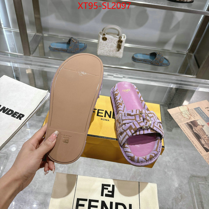 Women Shoes-Fendi designer 1:1 replica ID: SL2097 $: 95USD