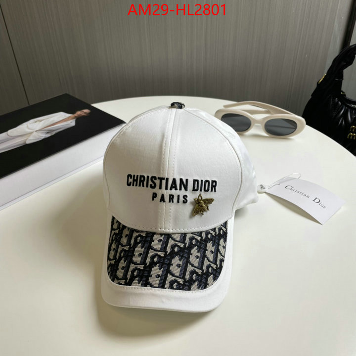 Cap (Hat)-Dior designer 7 star replica ID: HL2801 $: 29USD