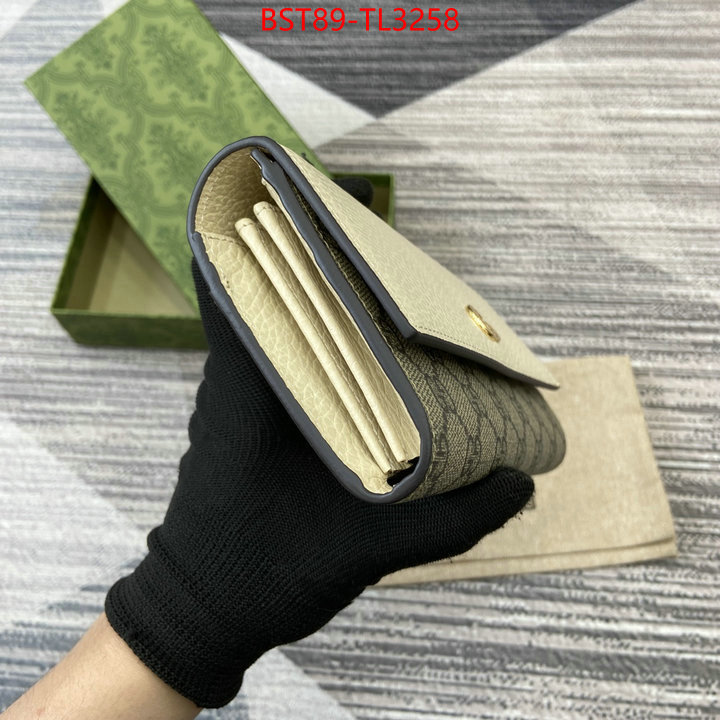 Gucci Bags(TOP)-Wallet- highest quality replica ID: TL3258 $: 89USD,