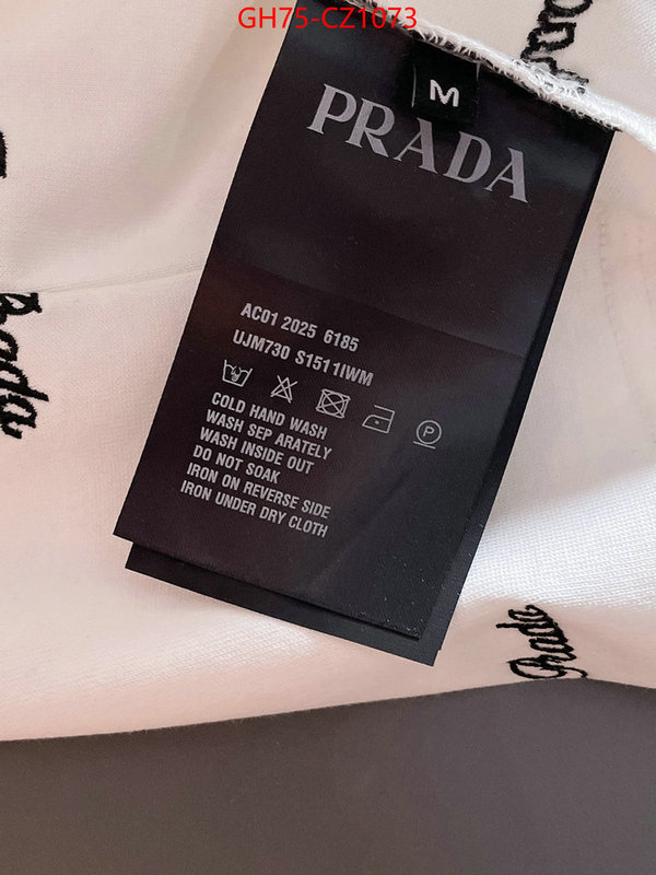 Clothing-Prada what's the best place to buy replica ID: CZ1073 $: 75USD