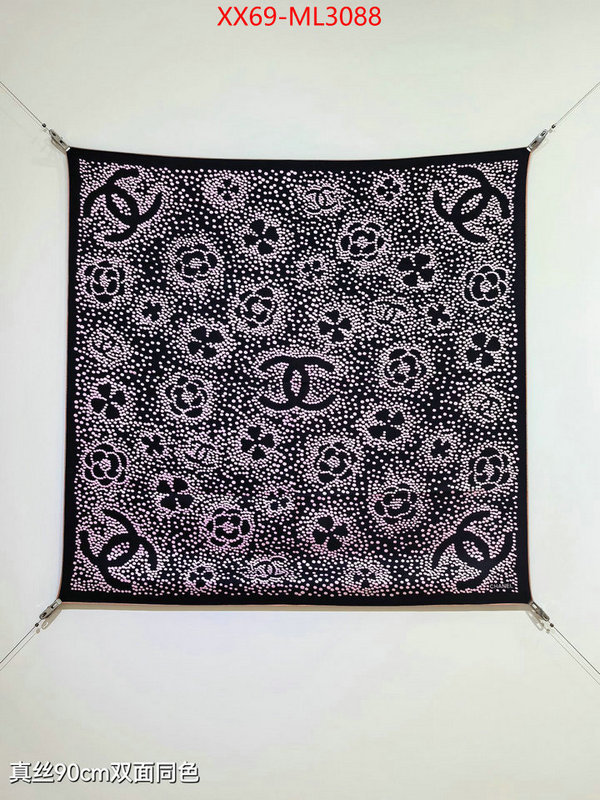 Scarf-Chanel best quality fake ID: ML3088 $: 69USD