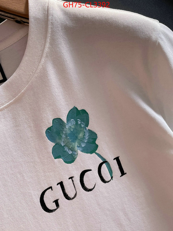 Clothing-Gucci buy luxury 2024 ID: CL3392 $: 75USD