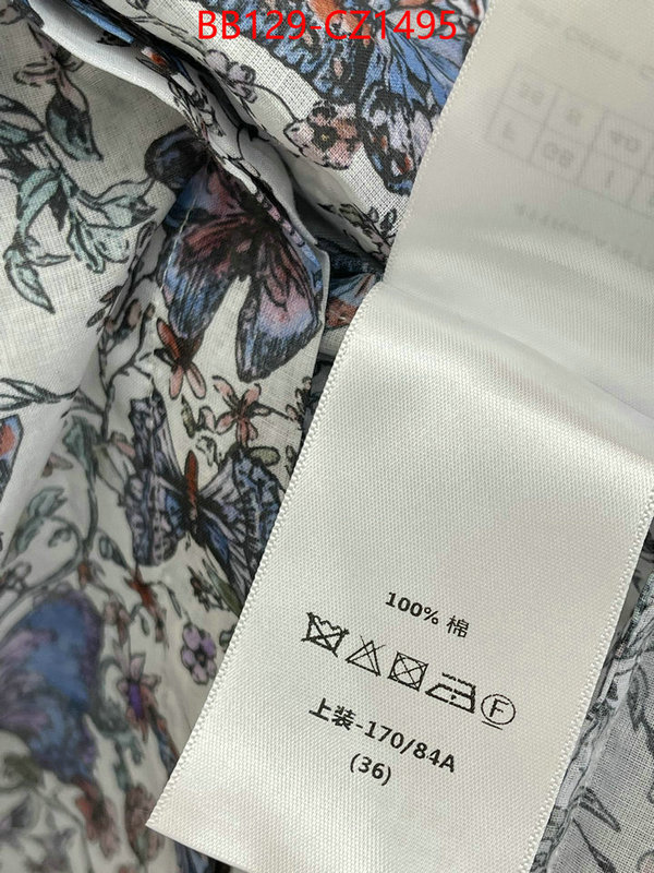 Clothing-Dior best replica new style ID: CZ1495 $: 129USD