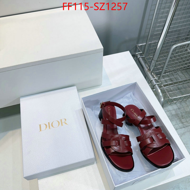 Women Shoes-Dior buy 2024 replica ID: SZ1257 $: 115USD