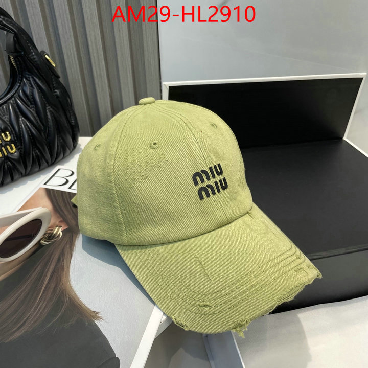 Cap(Hat)-Miu Miu best website for replica ID: HL2910 $: 29USD