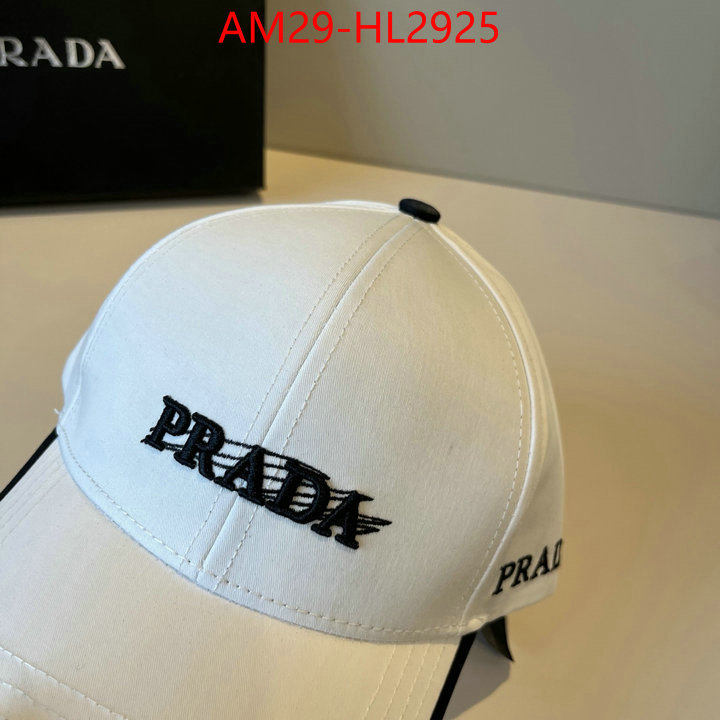 Cap (Hat)-Prada brand designer replica ID: HL2925 $: 29USD