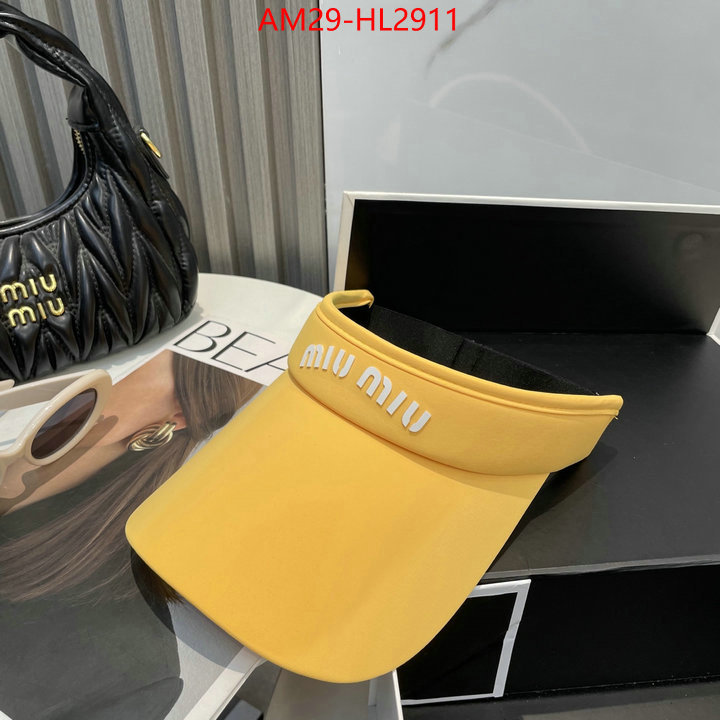 Cap(Hat)-Miu Miu buy cheap replica ID: HL2911 $: 29USD