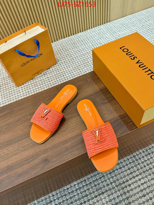 Women Shoes-LV the quality replica ID: SZ1653 $: 75USD