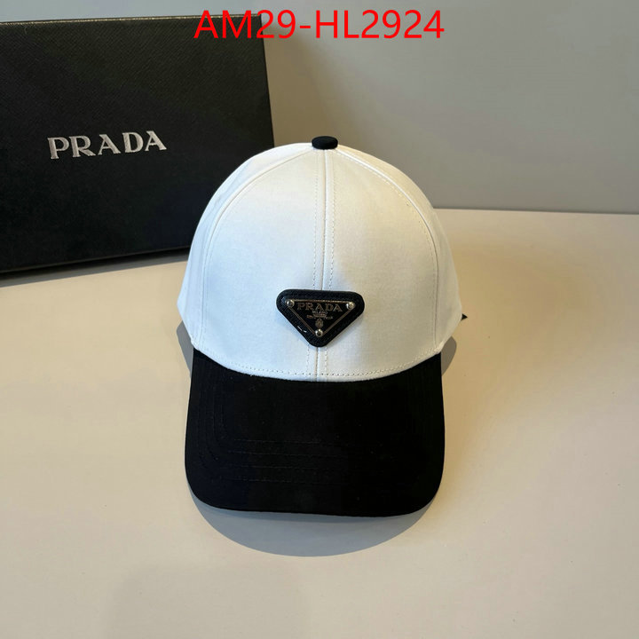 Cap (Hat)-Prada hot sale ID: HL2924 $: 29USD