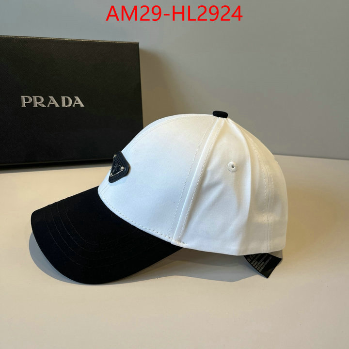 Cap (Hat)-Prada hot sale ID: HL2924 $: 29USD