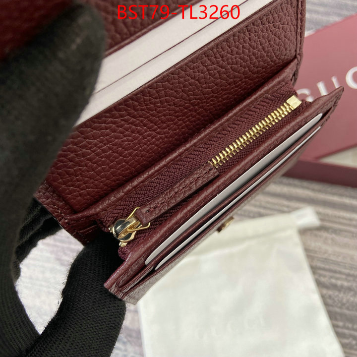 Gucci Bags(TOP)-Wallet- what best replica sellers ID: TL3260 $: 79USD,