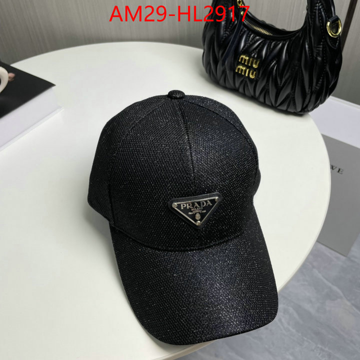 Cap (Hat)-Prada high quality replica designer ID: HL2917 $: 29USD