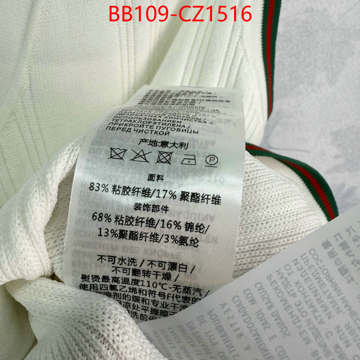 Clothing-Gucci fake aaaaa ID: CZ1516 $: 109USD