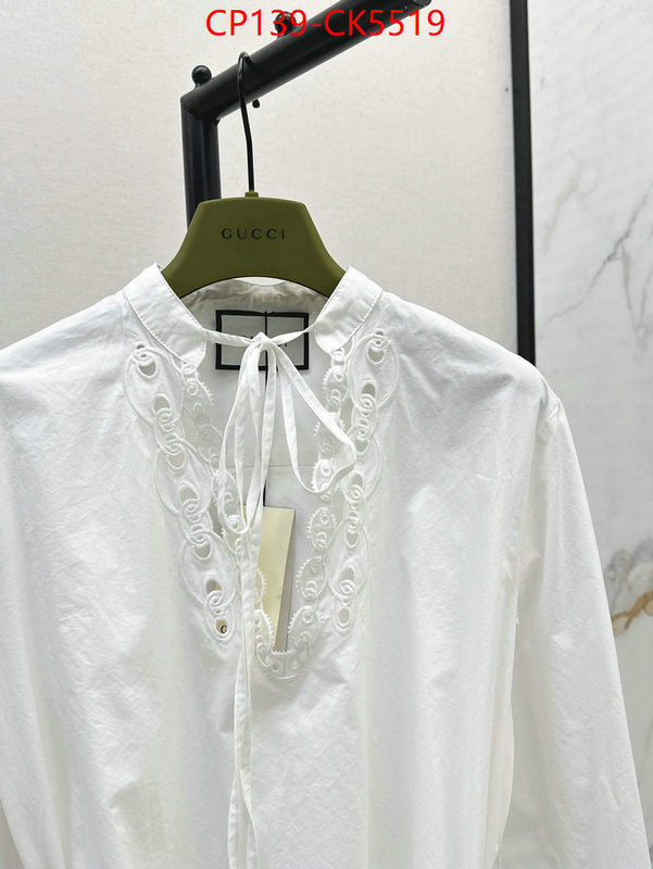 Clothing-Gucci 2024 luxury replicas ID: CK5519 $: 139USD
