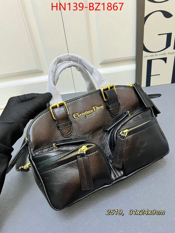 Dior Bags(4A)-Handbag- shop cheap high quality 1:1 replica ID: BZ1867 $: 139USD,