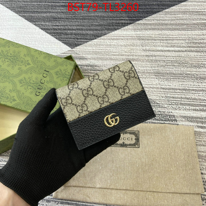 Gucci Bags(TOP)-Wallet- what best replica sellers ID: TL3260 $: 79USD,