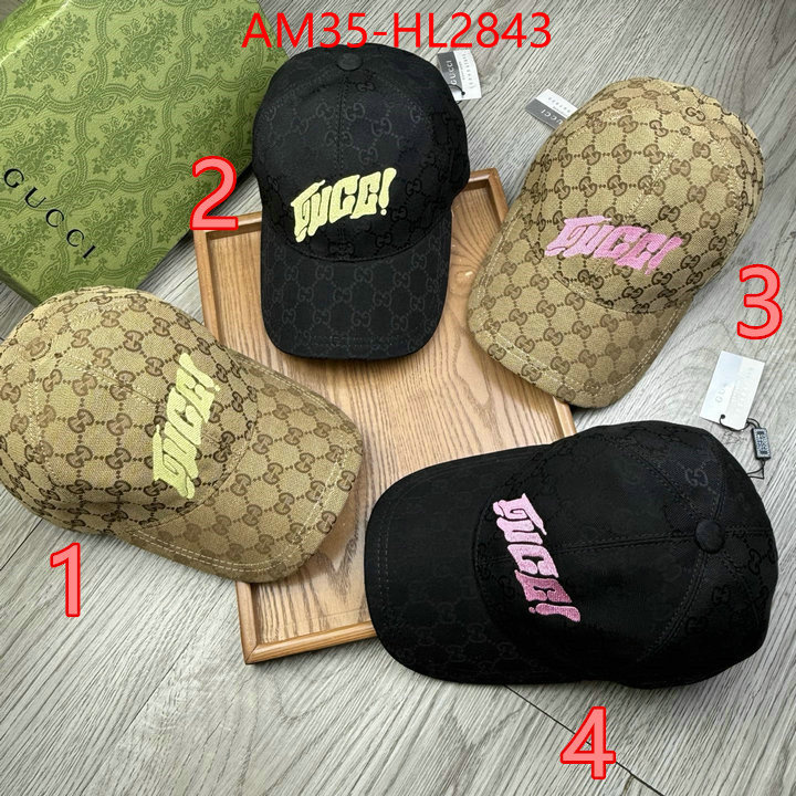 Cap(Hat)-Gucci wholesale sale ID: HL2843 $: 35USD