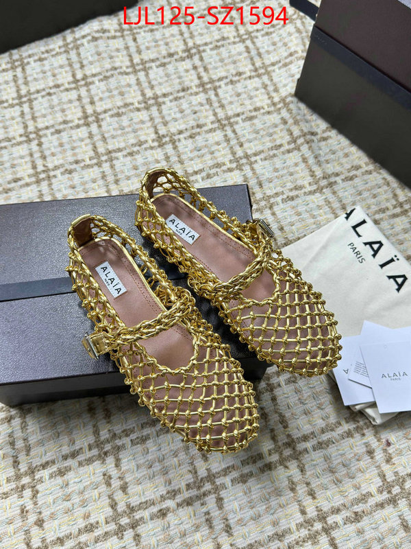 Women Shoes-ALAIA luxury fake ID: SZ1594 $: 125USD