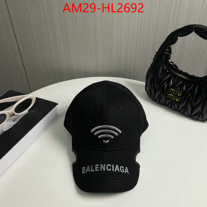 Cap(Hat)-Balenciaga for sale cheap now ID: HL2692 $: 29USD