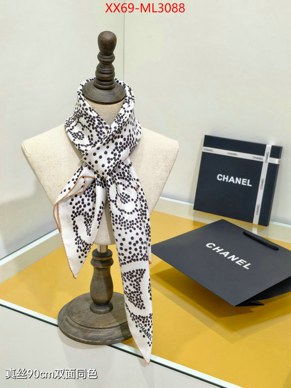 Scarf-Chanel best quality fake ID: ML3088 $: 69USD