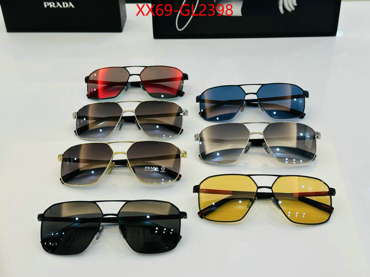 Glasses-Prada luxury fake ID: GL2398 $: 69USD