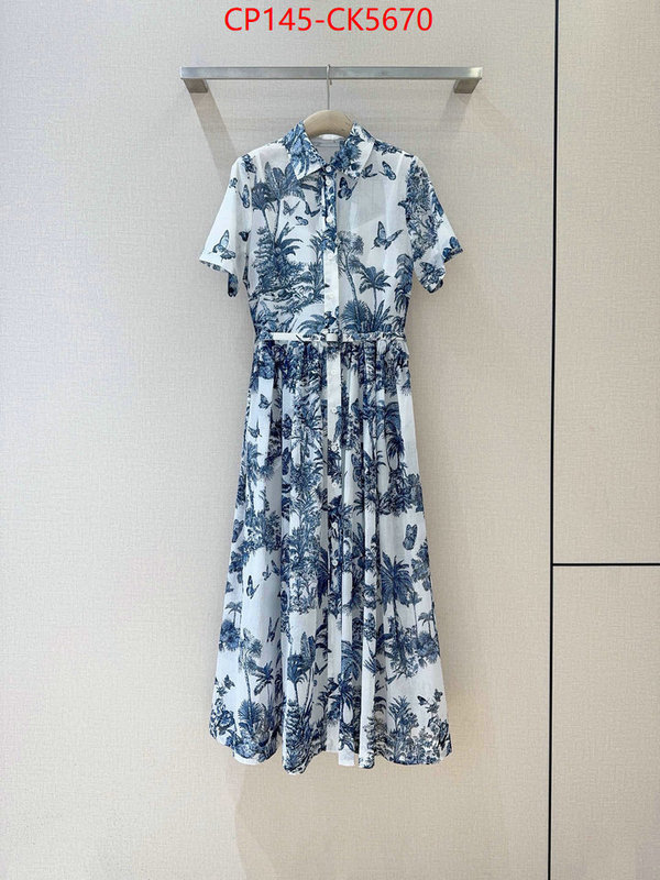 Clothing-Dior wholesale designer shop ID: CK5670 $: 145USD