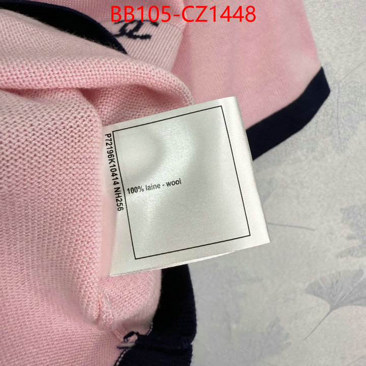 Clothing-Chanel how to start selling replica ID: CZ1448 $: 105USD