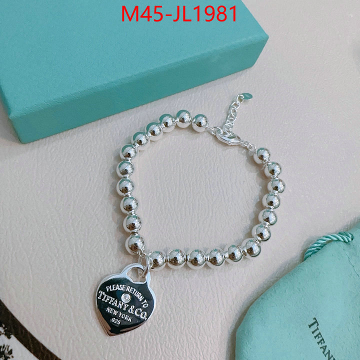 Jewelry-Tiffany fake designer ID: JL1981 $: 45USD
