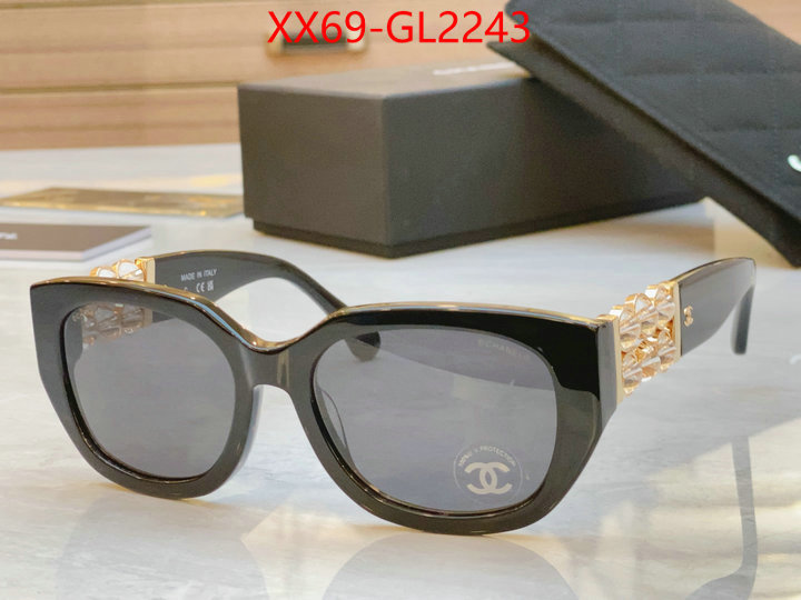 Glasses-Chanel designer high replica ID: GL2243 $: 69USD