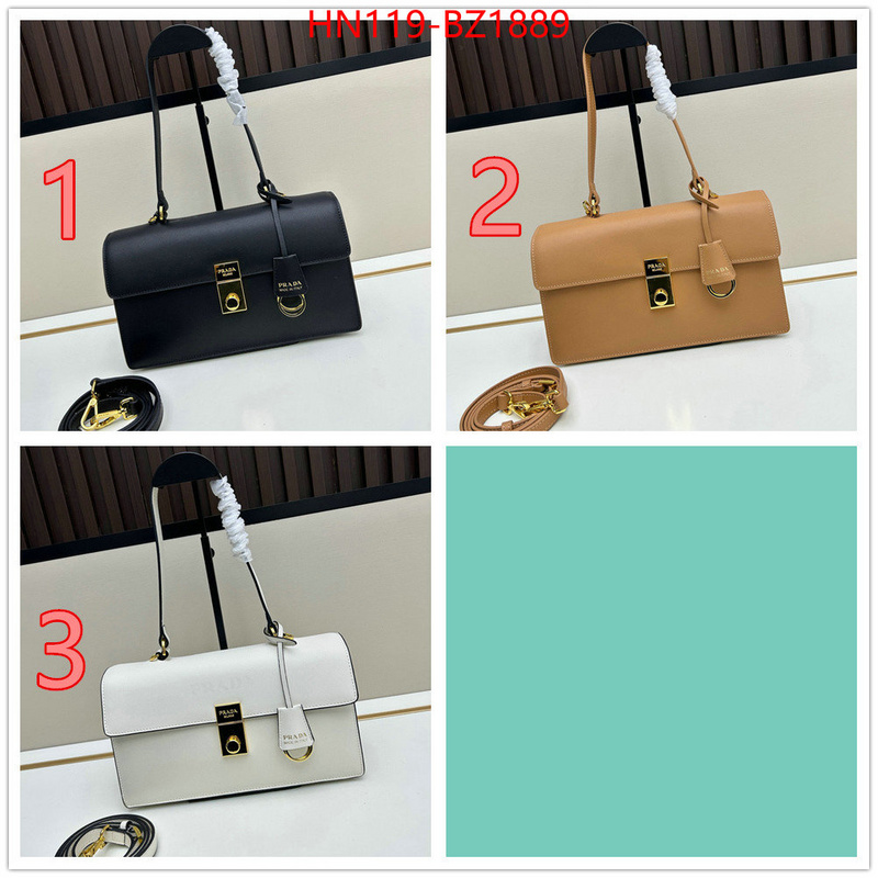 Prada Bags(4A)-Crossbody- the best ID: BZ1889 $: 119USD,
