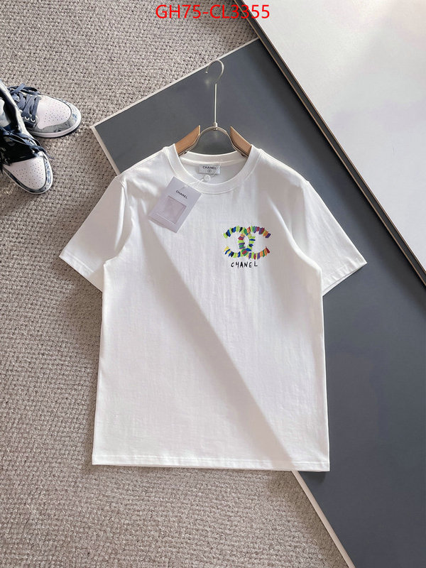 Clothing-Chanel best luxury replica ID: CL3355 $: 75USD