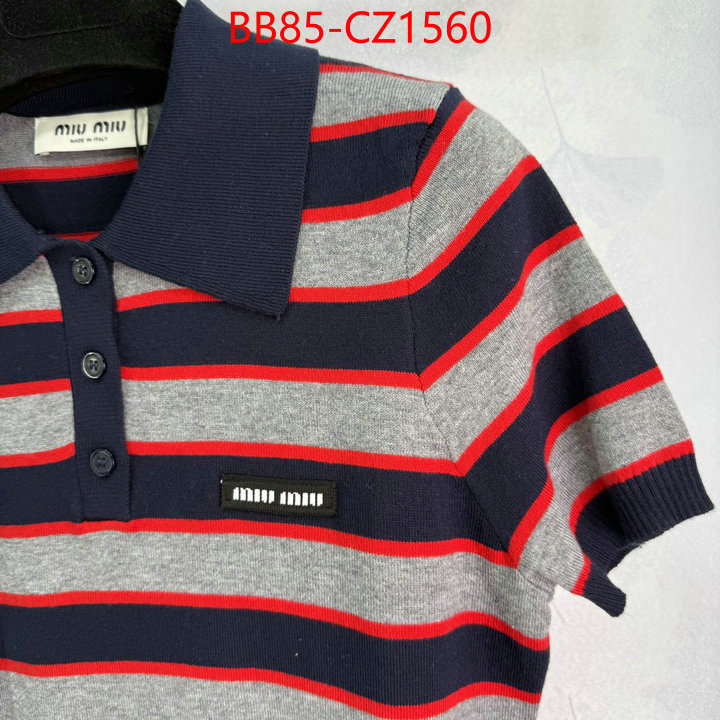 Clothing-MIU MIU replica ID: CZ1560 $: 85USD