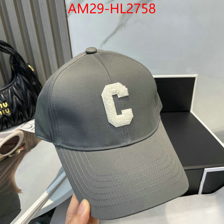 Cap(Hat)-Celine the best quality replica ID: HL2758 $: 29USD