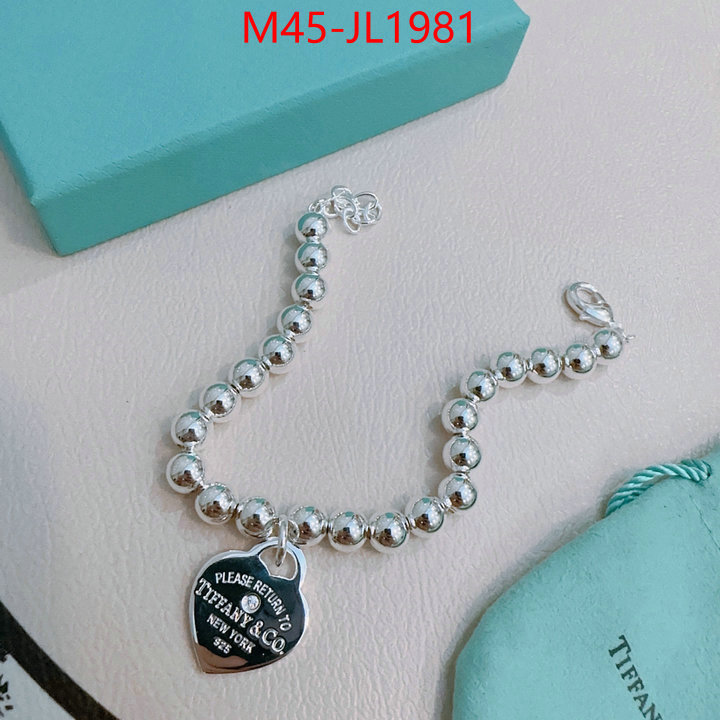 Jewelry-Tiffany fake designer ID: JL1981 $: 45USD