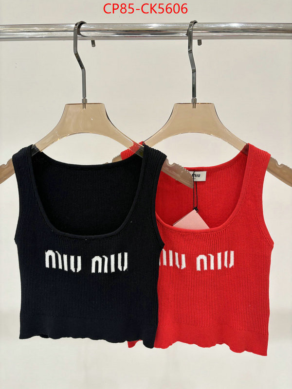 Clothing-MIU MIU from china 2024 ID: CK5606 $: 85USD
