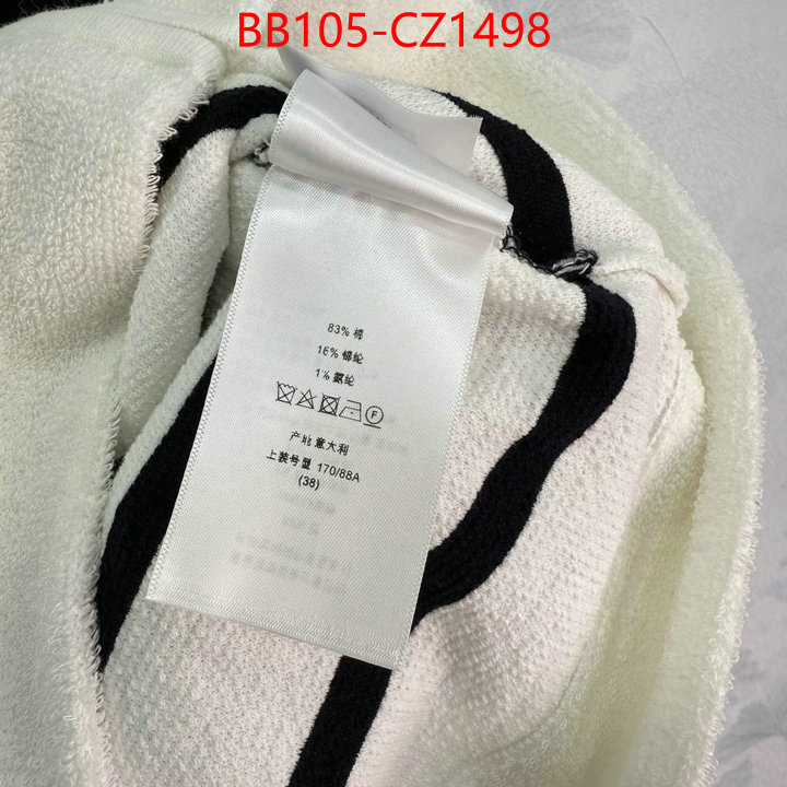 Clothing-Dior replcia cheap ID: CZ1498 $: 105USD